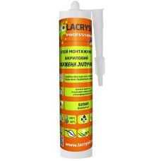 Клей монтажний акриловий "СКАЖЕНА ЛИПУЧКА" (Білий) ТМ "LACRYSIL" 400г