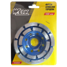 Фреза алмазна Ø100х14х22.23мм ТМ "Werk" арт.4432620