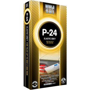 Клей для плитки еластичний сірий "WS" "P-24" ТМ "Полімін" (Polimin) 25кг
