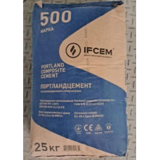 Цемент Івано-Франківськ "СИНІЙ" IFCEM CEM II/B-M (V-LL) 500Р-Н (42,5 R) 25,0кг(пал. 1,6т)