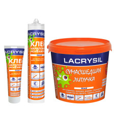 Клей монтажний акриловий "СКАЖЕНА ЛИПУЧКА" (Білий) ТМ "LACRYSIL" 3,0кг