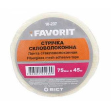 Стрічка скловолоконна (Серпянка) 75мм х 45м ТМ "FAVORIT"
