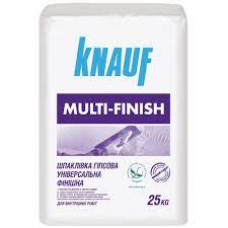 Шпаклівка гіпсова MULTI-FINISH ТМ "КНАУФ" (KNAUF) 25,0кг (пал. 1,0т)