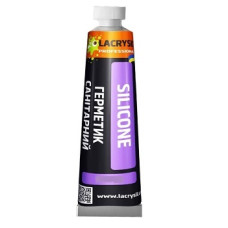Герметик силіконовий "САНІТАРНИЙ" (Прозорий) ТМ "LACRYSIL" 48г (50ml)