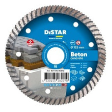 Диск алмазний 3D "Beton" Turbo Ø125x2,2x8x22,23мм для бетону ТМ "DISTAR"