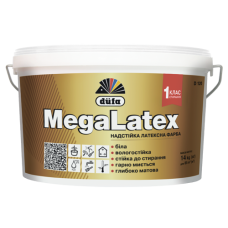 Фарба водоемульсійна латексна "MegaLatex D120" ТМ "DUFA" матова, для внутрішніх робіт 7,0кг