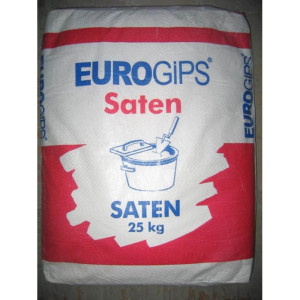 Шпаклівка гіпсова Saten ТМ "Еврогіпс" (EUROGIPS) 25 кг