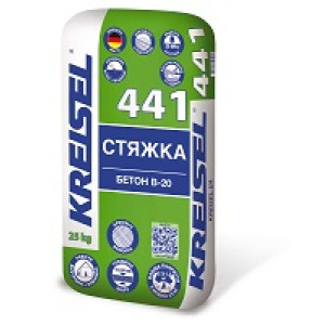 Стяжка цеметна для підлоги (10-100 мм) "441" ТМ "Крайзель" (KREISEL) 25кг (54шт)