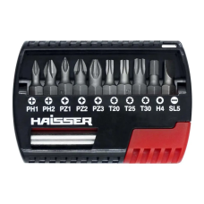 Набір біт з магнітним тримачем 1/4" х 60мм (11шт) ТМ "HAISSER" арт.2712720