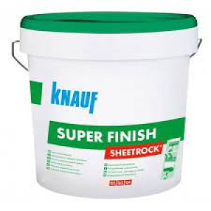 Шпаклівка акрилова "SUPER FINISH Sheetrock" фінішна ТМ "КНАУФ" (KNAUF) 28,0кг (пал. 0,924т)