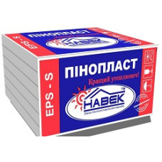 Пінопласт "ЕРS-30-S" 40х1000х1000мм ТМ "НАВЕК" (пак. 0,48м³ / 12 шт)