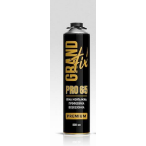 Піна монтажна (професійна) "Всесезонна" Premium PRO 65 ТМ "GRAND FIX" 800мл