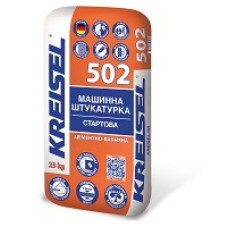 Штукатурка универс. цем.-вапн. (5-30мм) машинна легка 502L ТМ "Крайзель" (KREISEL) 25кг (пал. 54шт)