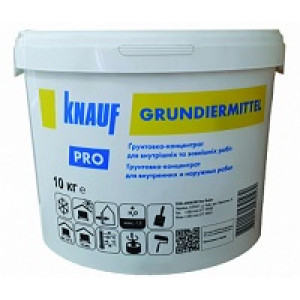 Грунтівка "Grundirmittel" (ЗИМА) ТМ "КНАУФ" (KNAUF) 10,0кг (пал. 0,33т)