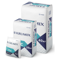 Гіпс будівельний Г-5 ТМ "КРУМіКС" (КRUMIX) 5,0кг (пал. 1,26т)