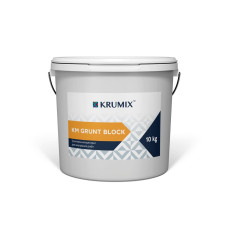 Грунтівка концентрат "KM Grunt Block" ТМ "КРУМІКС" (KRUMIX) 10,0кг (пал. 0,48т)