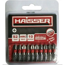 Набір біт PH1 х 25мм (пак. 10шт) магнітні ТМ "HAISSER" арт.2712718