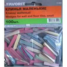 Клинці для плитки "MINI" 30х6х5мм ТМ "FAVORIT" (пак. 100шт)