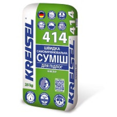 Суміш швидка самовирівнювальна для підлоги (2-80 мм)  414 ТМ "Крайзель" (KRЕISEL) 25кг (пал. 54шт)