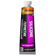 Герметик силіконовий "УНІВЕРСАЛЬНИЙ" (Прозорий) ТМ "LACRYSIL" 48г (50ml)