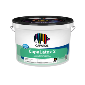 Фарба інтер'єрна латексна глибокоматова Біла CapaLatex 2 База 1 ТМ "Caparol", 10 л.