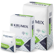 Штукатурка гіпсова КМ Start стартова ТМ "КРУМіКС" (КRUMIX) 5,0кг (пал. 1,26т)