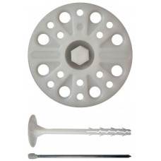Дюбель для теплоізоляції Ø10х200мм Premium з мет.цвяхом та термоголовою ТМ "ТЕПЛОМА" (пак. 250шт)